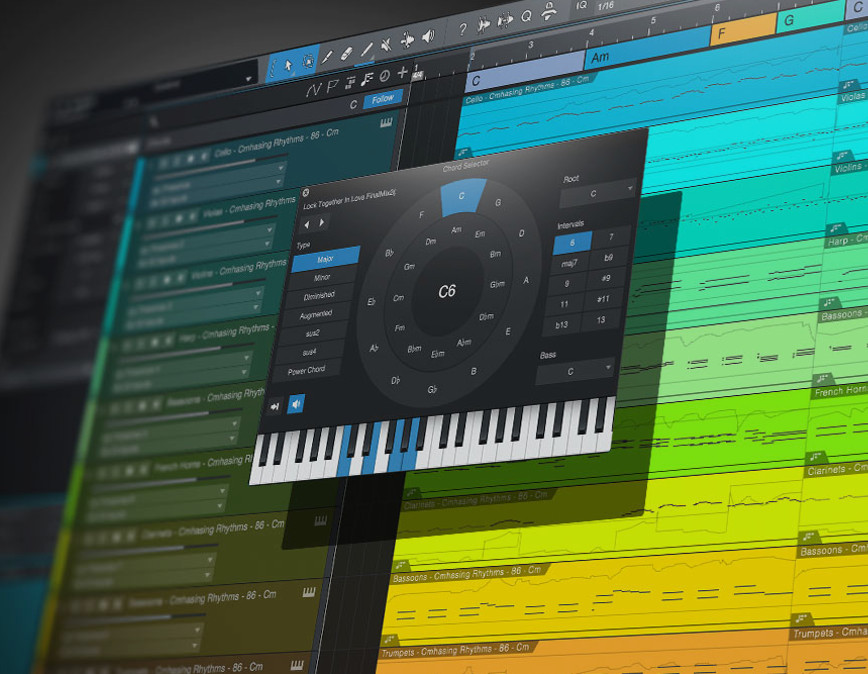 Interfejs programu Studio One